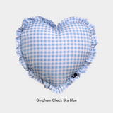 Heart Frill Dust-Free Cushions
