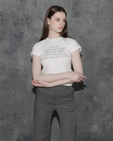 DOPAMINE Slim Fit T-Shirt White