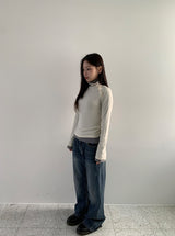 Soyan denim wide pants
