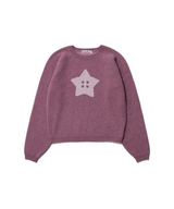 STAR BUTTON KNIT - PINK