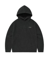 Bouclé Jersey Hoodie Charcoal