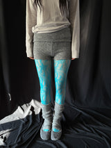 martini blue netting stocking 