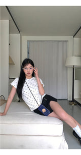 ドットタイト半袖Tシャツ