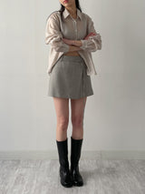[Bustier SET] Artique Tencel Seethrough Blouse
