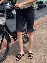 [MADE] LUBO FRILL BIKER PANTS