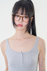 タノアボタンスリーブレストップ