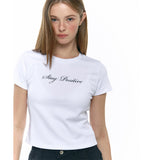 ステイポジティブTシャツ White