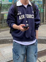 Unisex エアーフォースカラースウェットシャツ