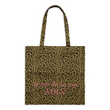 26FW LEOPARD PINK PRINT BASIC LOGO ECO BAG