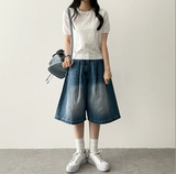 Selling round short sleeve knit
