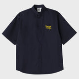 Yellow Dream Star Soft Navy Short-Sleeved Shirt [Unisex]