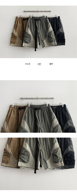 Holda Belt Colorful Nylon Pocket Shorts (3 colors)