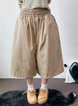 Frendi Cotton Multi Over Long Bermuda Pants 5 Color 