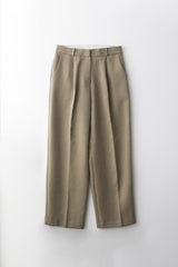 Semi wide pants (Beige)