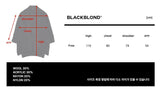 BBD Graffiti Logo Draped Flow Knit Cardigan (Black)