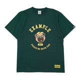 EXAMPLE カレッジBBベア半袖Tシャツ