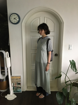 YWDフラワー シフォン ドレス (3color)
