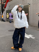 DOUBLE KNEE RAW JEANS (2C)
