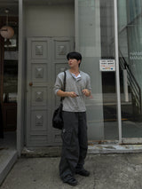 Thorpe layered long-sleeve henley neck