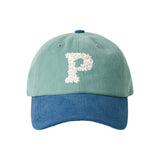 フローラル Pロゴ ボールキャップ (Blue & Teal)