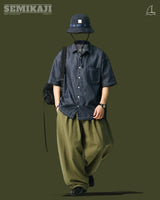 SN Non Fade Denim Half Shirts