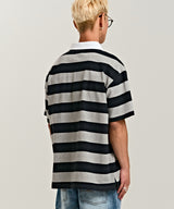 939スモールロゴポロTシャツ(NAVY/GRAY)