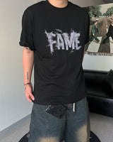RTフェイムレタリングショートスリーブ ブラック
