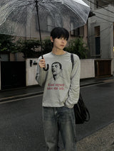 Deman Vintage Artwork Crop Long Sleeve