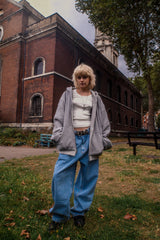 Essential Relaxed Denim Pants (Light Blue)