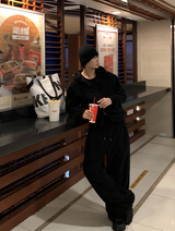 [Set-up]Find fleece sweat zip-up pants