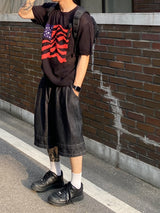 レイヤースティッチバミューダパンツ