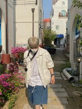 One pocket half pants