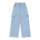 SNOWING FLEECE BANDING CARGO PANTS UNISEX (3COLOR)