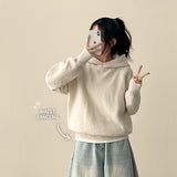 モコルーズフィットデイリーフーデッドニット