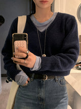 [MADE] FIFTY WOOL V-NECK KNIT