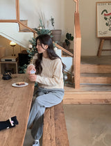 Winter Round Crop Twist Knit (6color)
