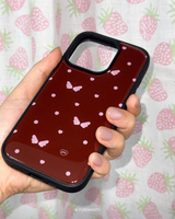 ハートドットウィングエポキシスマホケース
