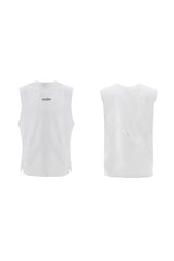 Mesh Cutout Sleeveless Vest