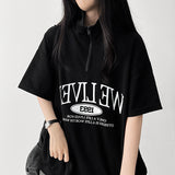 リヴェン ハーフジップ アノラック ショートスリーブ Tシャツ