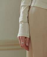 [925 silver] Huit.silver.69 / グロスコルデブレスレット