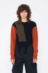 SWITCHING COLOR KNIT