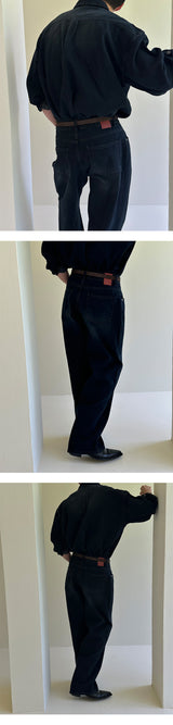 [PREMIUM][SET UP가능] Saints western denim shirts(2color)