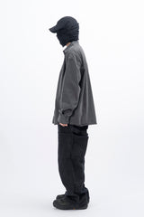Pent Double Knee Cover Wide Balloon Pants