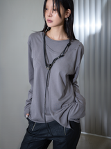 Layered Top Grey