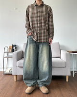 Elbow Patch Check Shirt
