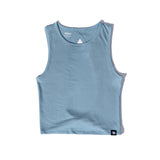 RIM CROP SLEEVELESS - SORA BLUE