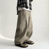 Bro layered cargo pocket cotton pants