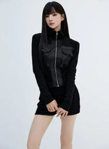 Shell Pocket Fun-Guy Zip-Up