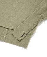 Women’s Hem Open Detail Knit Sage Green