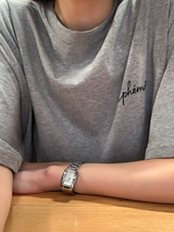 Rear Mer Lettering Short Sleeve T-shirt / 3 colors